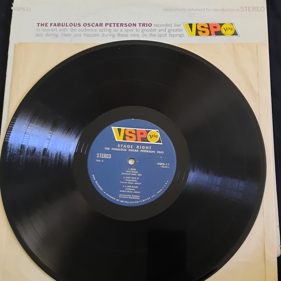 Oscar Peterson[- Stage Right, Verve Records, Vinyl LP 1966 - Picture 4 of 7